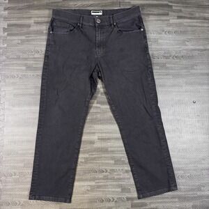 Travis Mathew Jeans Mens 34x27 Black Denim Golf Legacy Featherweight Stretch